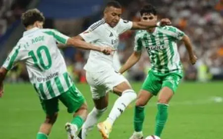 القنوات الناقلة لمباراة ريال مدريد وريال بيتيس اليوم في الدوري الإسباني