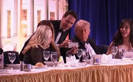 اخراج ترامب من حفل مراسلي البيت الابيض بعد سماع أصوات طلقات نارية