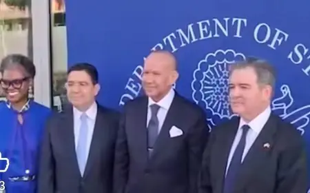 مستشار الملك محمد السادس فؤاد علي الهمة وبوريطة يدشنان القنصلية الأمريكية الجديدة بالدار البيضاء