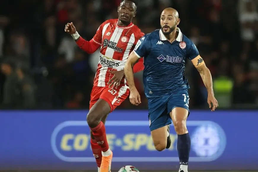 البطولة الاحترافية.. التعادل يحسم مباراة الكوكب المراكشي والوداد الرياضي. المصدر 