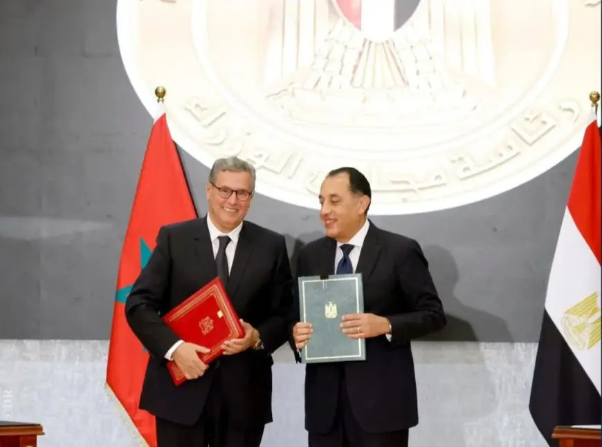 التوقيع على سلسلة اتفاقيات لتعزيز التعاون الثنائي بين المغرب ومصر