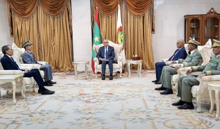 بتعليمات ملكية.. محمد بريظ في زيارة عمل إلى موريتانيا لتعزيز التعاون العسكري
