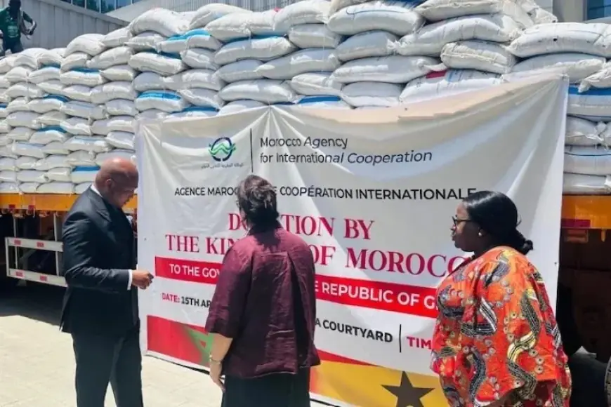 Un don marocain de 2000 tonnes d’engrais au Ghana pour appuyer l’agriculture et la souveraineté alimentaire