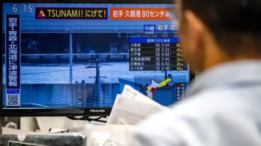 زلزال عنيف بقوة 7.4 درجة يضرب شمال اليابان وتحذيرات من تسونامي