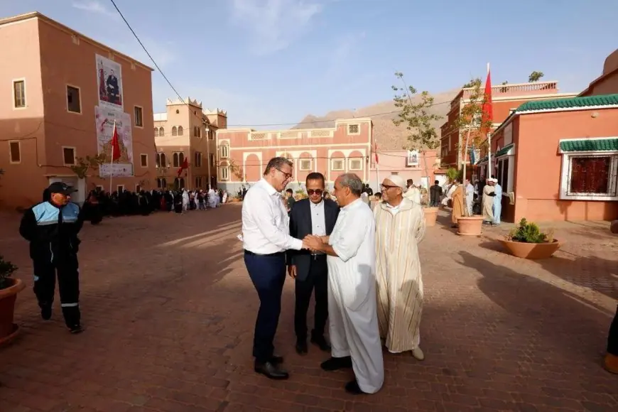 أخنوش يصل إلى مسقط رأسه بمدينة تافراوت