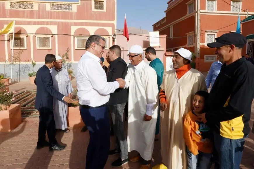 Aziz Akhannouch en visite à Tafraout, son village natal