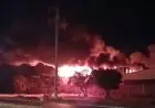 اندلاع حريق مهول بسوق المتلاشيات "لافيراي" ضواحي أيت ملول