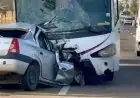 اصطدام قوي بين حافلة مسافرين وسيارة ينتهي بمصرع شخصين بالرحامنة