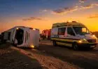 مصرع 4 أشخاص وإصابة العشرات في اصطدام مروع بين حافلة وشاحنة صهريجية بجرسيف