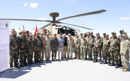 Clôture de l’exercice African Lion 2026 à Tan-Tan avec des manœuvres terrestres et aériennes et la réception de nouveaux hélicoptères Apache