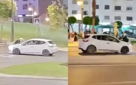 أمن طنجة يتحرك لتوقيف سائق سيارة فرّ من حادثة سير