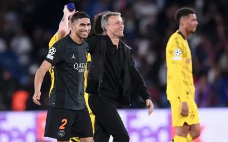 لويس إنريكي يؤكد جاهزية حكيمي لنهائي دوري الأبطال أمام أرسنال