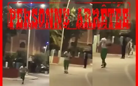 أمن إنزكان يوقف شخصاً متورطاً في تخريب سيارة إسعاف وإثارة الفوضى بالشارع العام