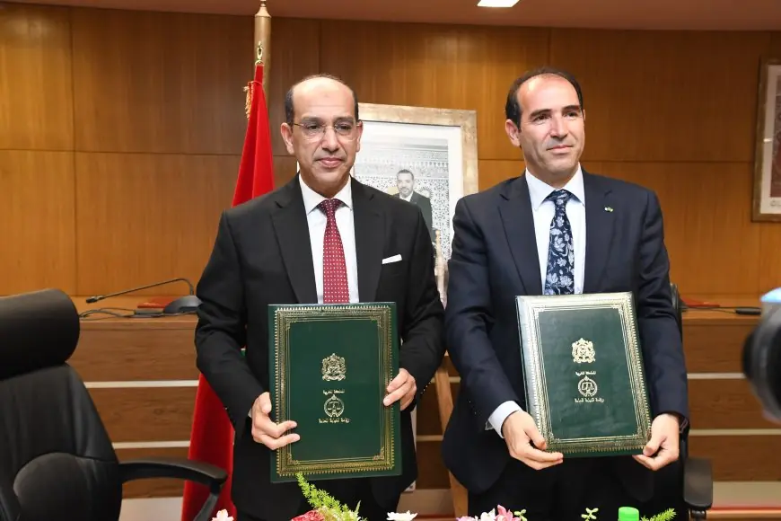 Signature d’une convention de partenariat entre la Présidence du Ministère Public et l’Instance Nationale de la Probité, de la Prévention et de la Lutte contre la Corruption