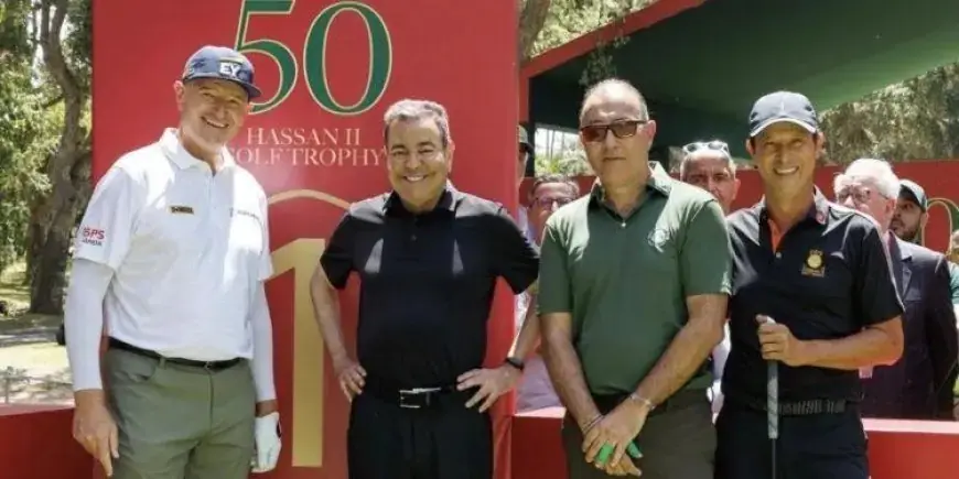 Le Prince Moulay Rachid participe au tournoi Pro-Am du Trophée Hassan II de golf à Rabat