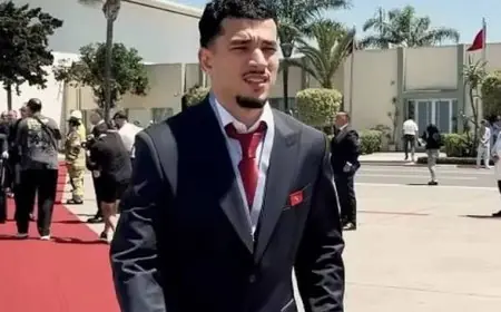 Équipe du Maroc: Zakaria El Ouahdi rejoint les Lions de l’Atlas aux États-Unis après l’obtention de son visa