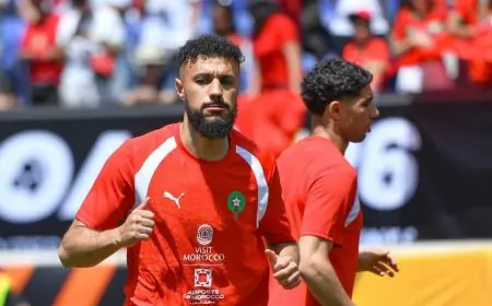 مستجدات إصابة مزراوي ومدة غيابه المتوقعة عن المنتخب المغربي قبل مواجهة البرازيل