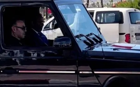 الملك محمد السادس يحل بطنجة وسط ترحيب واسع من المواطنين