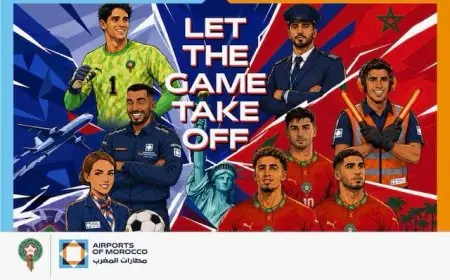 مطارات المغرب تطلق حملة وطنية لدعم مشاركة الأسود في مونديال 2026