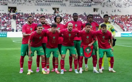 وهبي يكشف التشكيلة الرسمية للمنتخب المغربي أمام البرازيل