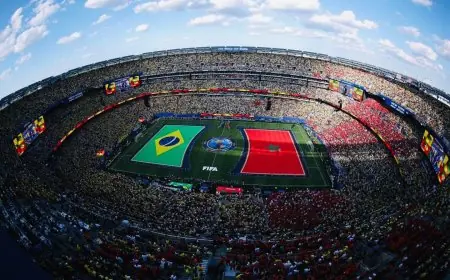 مباراة المنتخب المغربي والبرازيل تحقق حضورا جماهيريا غفيرا بأكثر من 80 ألف متفرج