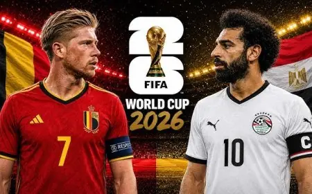 القنوات الناقلة لمباراة بلجيكا ومصر في كأس العالم 2026