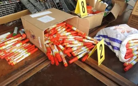 الدار البيضاء.. توقيف 126 شخصا وحجز أزيد من 148 ألف مفرقعة وشهاب ناري قبل عاشوراء