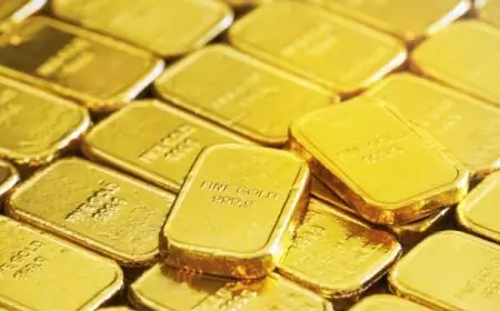 الذهب يتجه نحو رابع خسارة أسبوعية متتالية