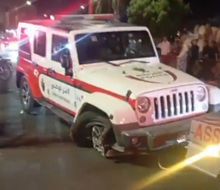 توقيف شخص بتهمة سرقة سيارة الشرطة بعد مطاردة أمنية بمراكش