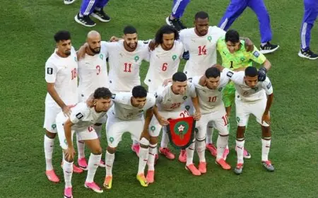 التشكيلة الرسمية للمنتخب المغربي أمام كندا