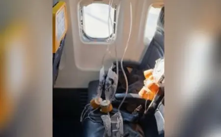 هبوط اضطراري لطائرة "رايان إير" في اليونان بعد تحطم نافذة المقصورة.. ونجاة راكب من السقوط
