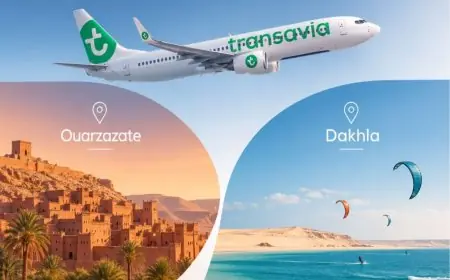 ONMT et Transavia : Ouarzazate et Dakhla gagnent en accessibilité avec 3 vols hebdo depuis Paris