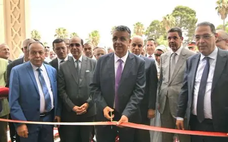 وزير العدل عبد اللطيف وهبي يشرف على تدشين البناية الجديدة لقسم قضاء الأسرة بصفرو