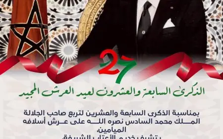 Fête du Trône : Aziz Akhannouch, Président du Conseil Communal d’Agadir, présente ses vœux à Sa Majesté le Roi Mohammed VI