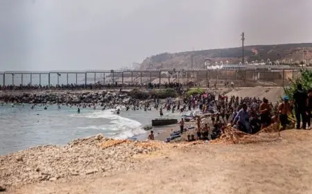ارتفاع حصيلة ضحايا أحداث الهجرة نحو سبتة إلى 15 قتيلا