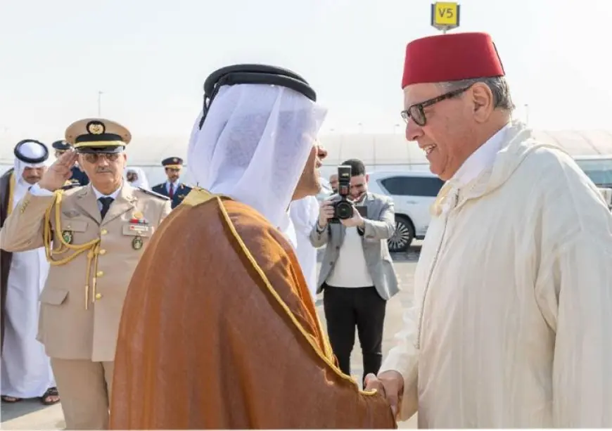 أخنوش يصل إلى الدوحة لتقديم تعازي الملك محمد السادس في وفاة الأمير الوالد الشيخ حمد بن خليفة آل ثاني