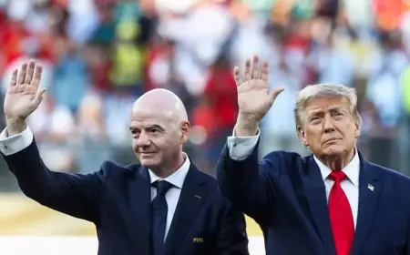 ترامب يرفض أي تحرك لإبعاد إنفانتينو عن رئاسة الـ FIFA ويحذر: "استبداله خطأ فادح"
