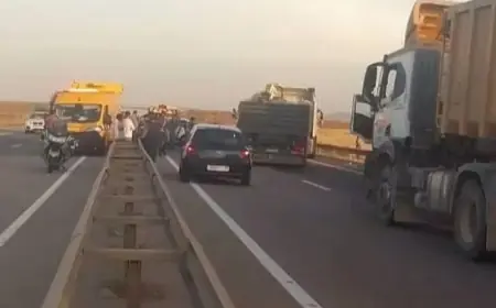 مصرع 6 أشخاص وإصابة اثنين في حادث سير مروع بين برشيد وخريبكة