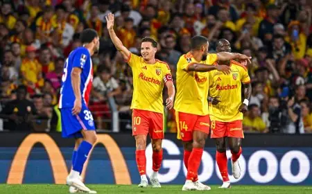 لانس يطيح بباريس سان جيرمان ويتوج بكأس السوبر الفرنسي للمرة الأولى في تاريخه