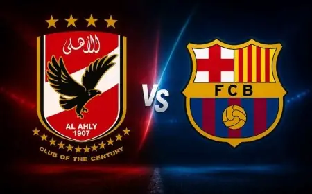 القنوات الناقلة لمباراة برشلونة والأهلي في كأس خوان جامبر