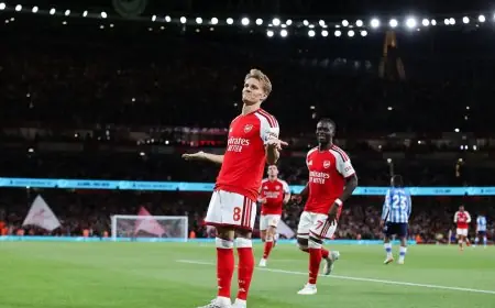 آرسنال يستهل حملة الدفاع عن لقبه في الدوري الإنجليزي الممتاز بانتصار على كوفنتري سيتي