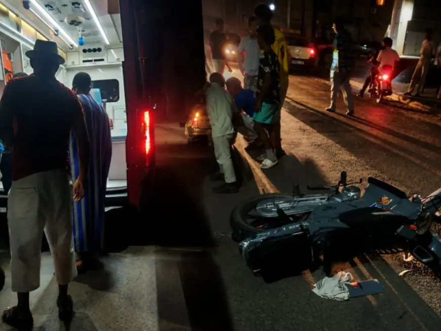 انقلاب دراجة نارية يرسل شابًا في حالة حرجة إلى مستشفى ورزازات