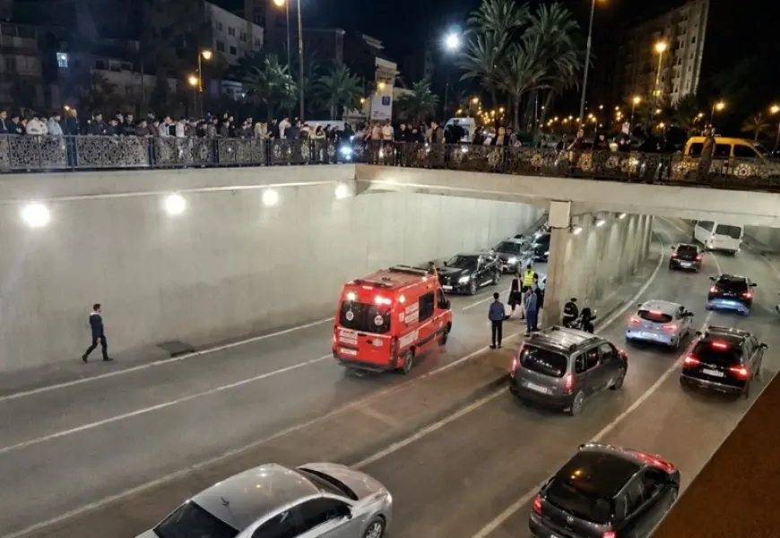 استنفار أمني بطنجة إثر سقوط خطير لأربعيني داخل ممر تحت أرضي