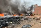 اندلاع حريق مهول داخل ورشة لإصلاح السيارات بالحي الصناعي سيدي غانم يستنفر سلطات مراكش