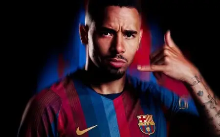 رسميا: برشلونة يتعاقد مع غابرييل جيسوس حتى يونيو 2029
