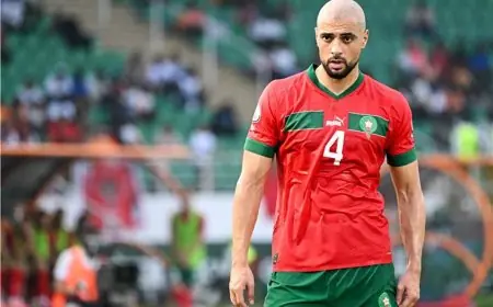 سفيان أمرابط يضع حدا لمشواره مع المنتخب الوطني في عهد محمد وهبي