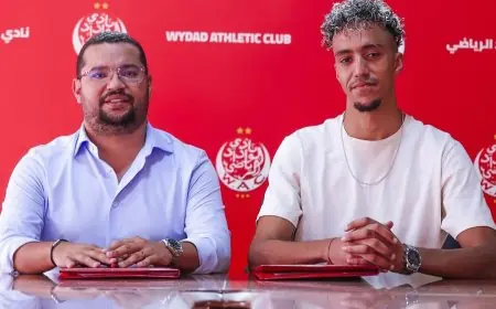الوداد الرياضي يعلن تعاقده مع اللاعب ياسين جبران لثلاثة مواسم