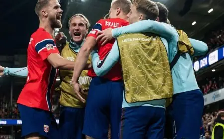 دوري الأمم الأوروبية.. النرويج تتفوق على الدنمارك بثلاثية