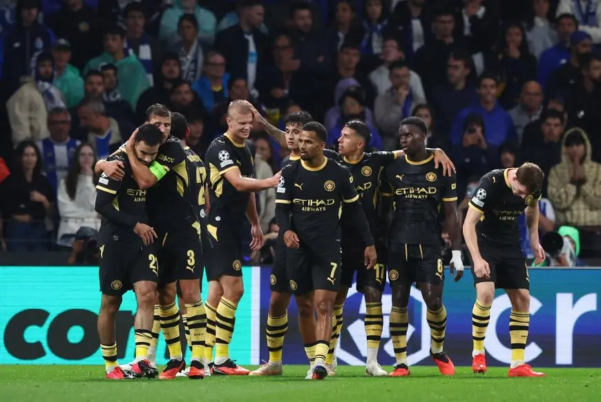 هالاند يقود مانشستر سيتي للفوز على بورتو بثنائية نظيفة في دوري أبطال أوروبا