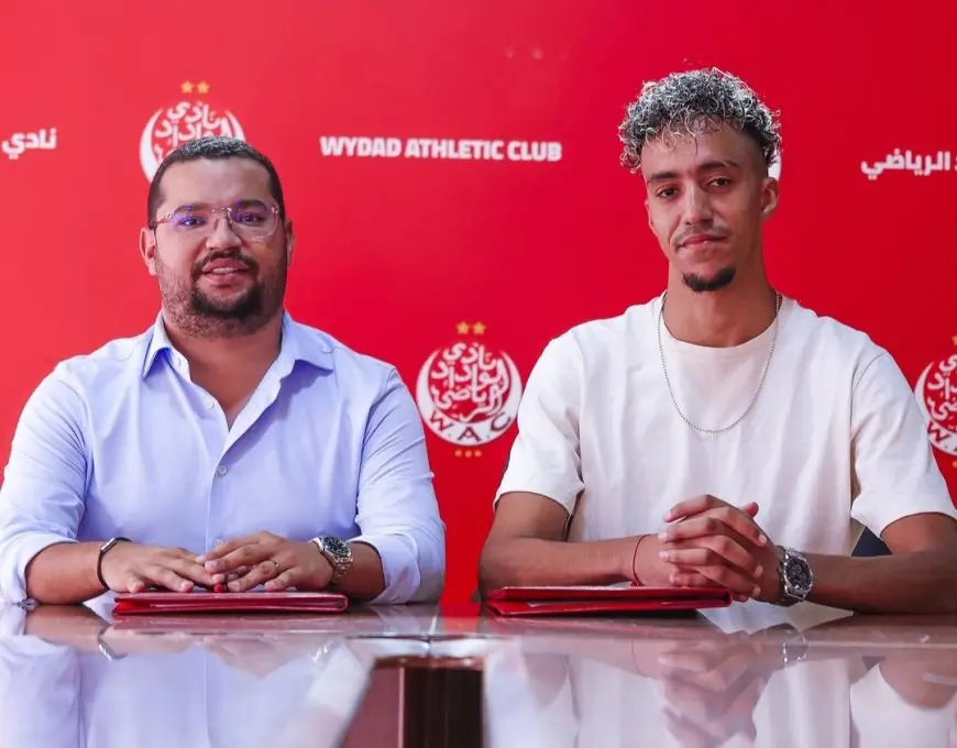 الوداد الرياضي يعلن تعاقده مع اللاعب ياسين جبران لثلاثة مواسم